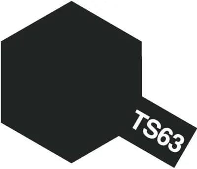 Tamiya TS-63 Spray Nato Black Tamiya PAINT, BRUSHES & SUPPLIES