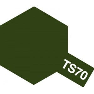 Tamiya TS-70 Spray Olive Drab Jgsdf Tamiya PAINT, BRUSHES & SUPPLIES