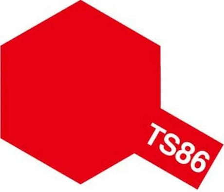 Tamiya TS-86 Spray Pure Red Tamiya PAINT, BRUSHES & SUPPLIES