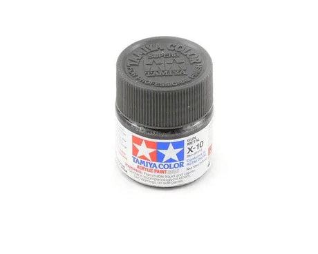 Tamiya X-10 Acrylic Gun Metal Tamiya PAINT, BRUSHES & SUPPLIES