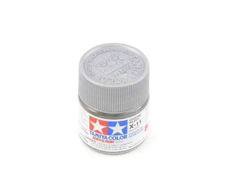 Tamiya X-11 Acrylic Chrome Silver Tamiya PAINT, BRUSHES & SUPPLIES