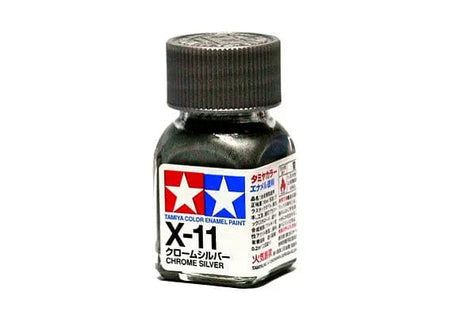 Tamiya X-11 Enamel Chrome Silver Tamiya PAINT, BRUSHES & SUPPLIES