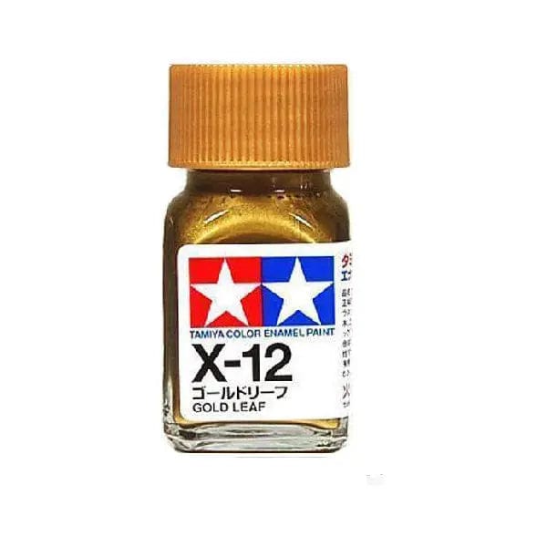 Tamiya X-12 Enamel Gold Leaf Tamiya PAINT, BRUSHES & SUPPLIES