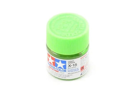 Tamiya X-15 Acrylic Light Green Tamiya PAINT, BRUSHES & SUPPLIES