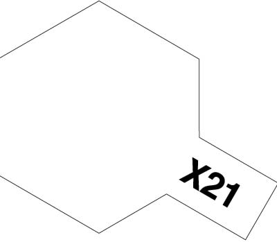 Tamiya X-21 Enamel Flat Base Tamiya PAINT, BRUSHES & SUPPLIES