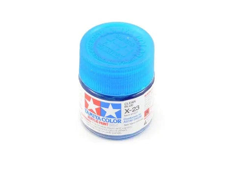Tamiya X-23 Acrylic Clear Blue Tamiya PAINT, BRUSHES & SUPPLIES