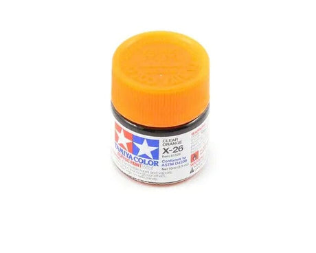 Tamiya X-26 Acrylic Clear Orange Tamiya PAINT, BRUSHES & SUPPLIES