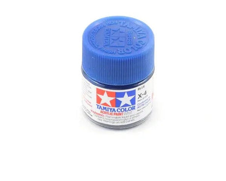 Tamiya X-4 Acrylic Blue Tamiya PAINT, BRUSHES & SUPPLIES
