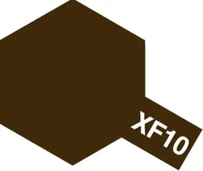 Tamiya XF-10 Acrylic Flat Brown Tamiya PAINT, BRUSHES & SUPPLIES