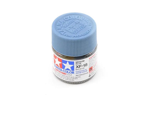 Tamiya XF-18 Acyrlic Medium Blue Tamiya PAINT, BRUSHES & SUPPLIES