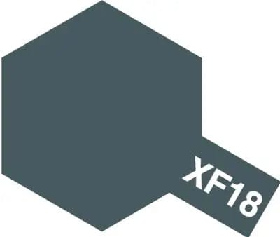 Tamiya XF-18 Enamel Flat Medium Blue Tamiya PAINT, BRUSHES & SUPPLIES
