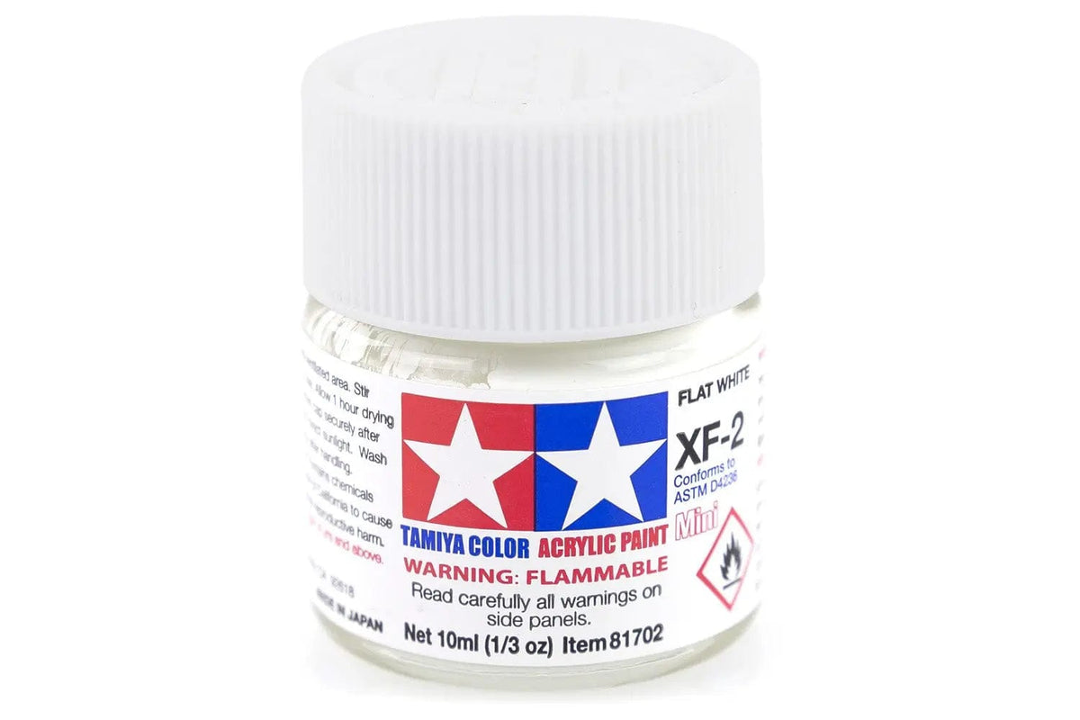 Tamiya XF-2 Acrylic Flat White – Hobbytech Toys