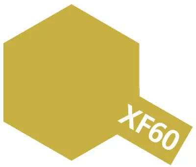 Tamiya XF-60 Enamel Flat Dark Yellow Tamiya PAINT, BRUSHES & SUPPLIES