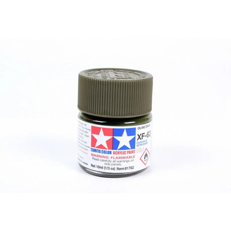 Tamiya XF-62 Acrylic Olive Drab Tamiya PAINT, BRUSHES & SUPPLIES
