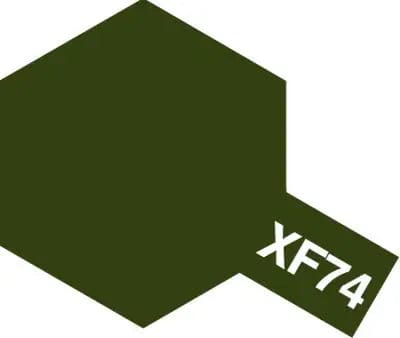 Tamiya XF-74 Acrylic Olive Drab Lgsdf Tamiya PAINT, BRUSHES & SUPPLIES