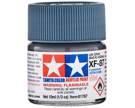 Tamiya XF-87 Acrylic Ijn Gray Maizuru Arsenal Tamiya PAINT, BRUSHES & SUPPLIES