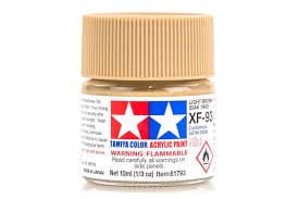 Tamiya XF-93 Acrylic Light Brown (DAK 1942) Acrylic Tamiya PAINT, BRUSHES & SUPPLIES