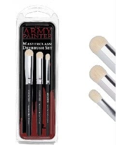 Army Painter TL5054 Masterclass Drybrush Set (3) The Army Painter PAINT, BRUSHES & SUPPLIES