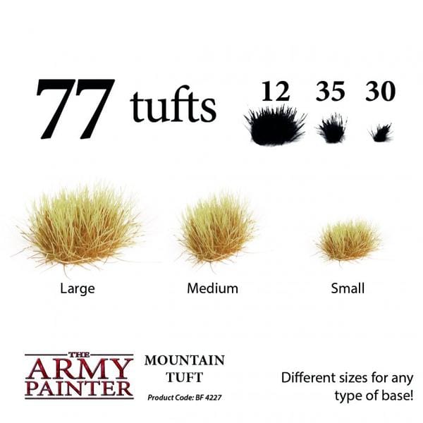 Army Painter BF4227 Mountain Tuft The Army Painter TRAINS - SCENERY