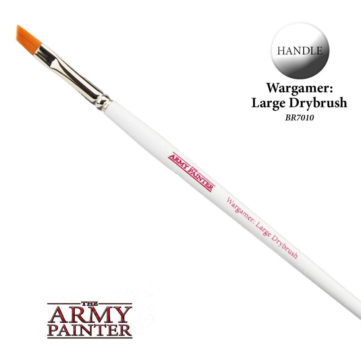 Army Painter BR7010 Wargamer Brush : Large Drybrush The Army Painter PAINT, BRUSHES & SUPPLIES