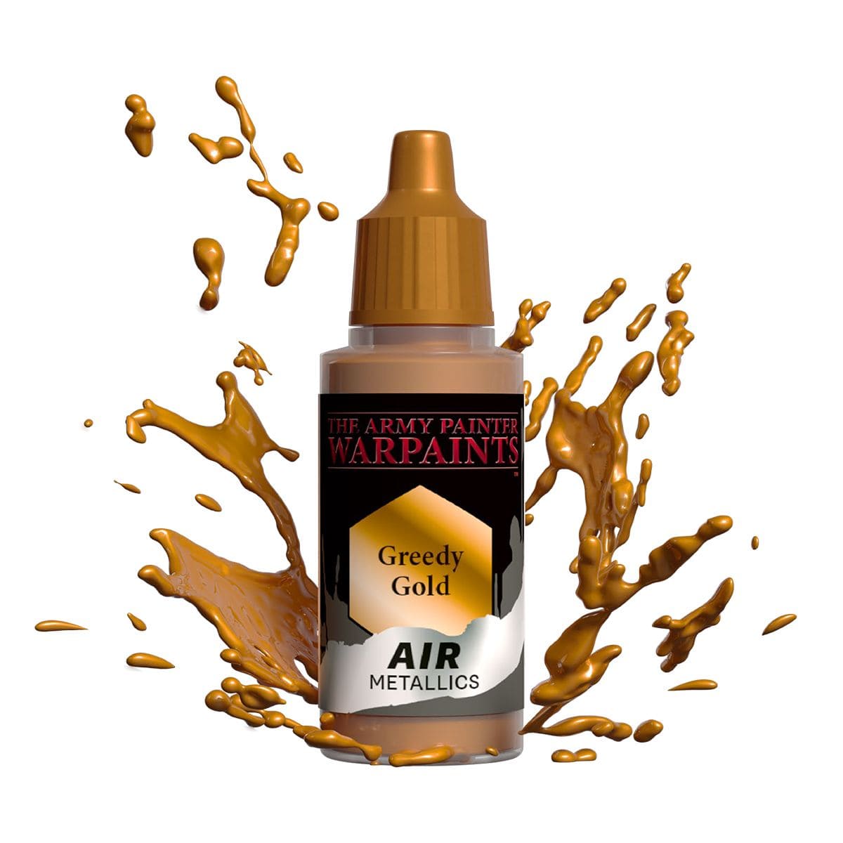 Army Painter AW1132 Warpaints Air Greedy Gold 18ml - Hobbytech Toys