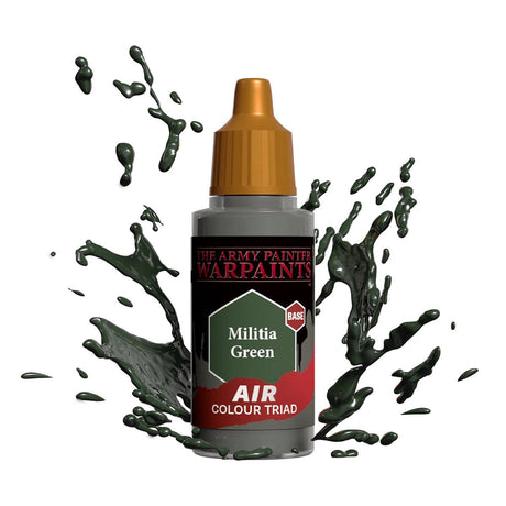 Army Painter AW3110 Warpaints Air Militia Green 18ml - Hobbytech Toys
