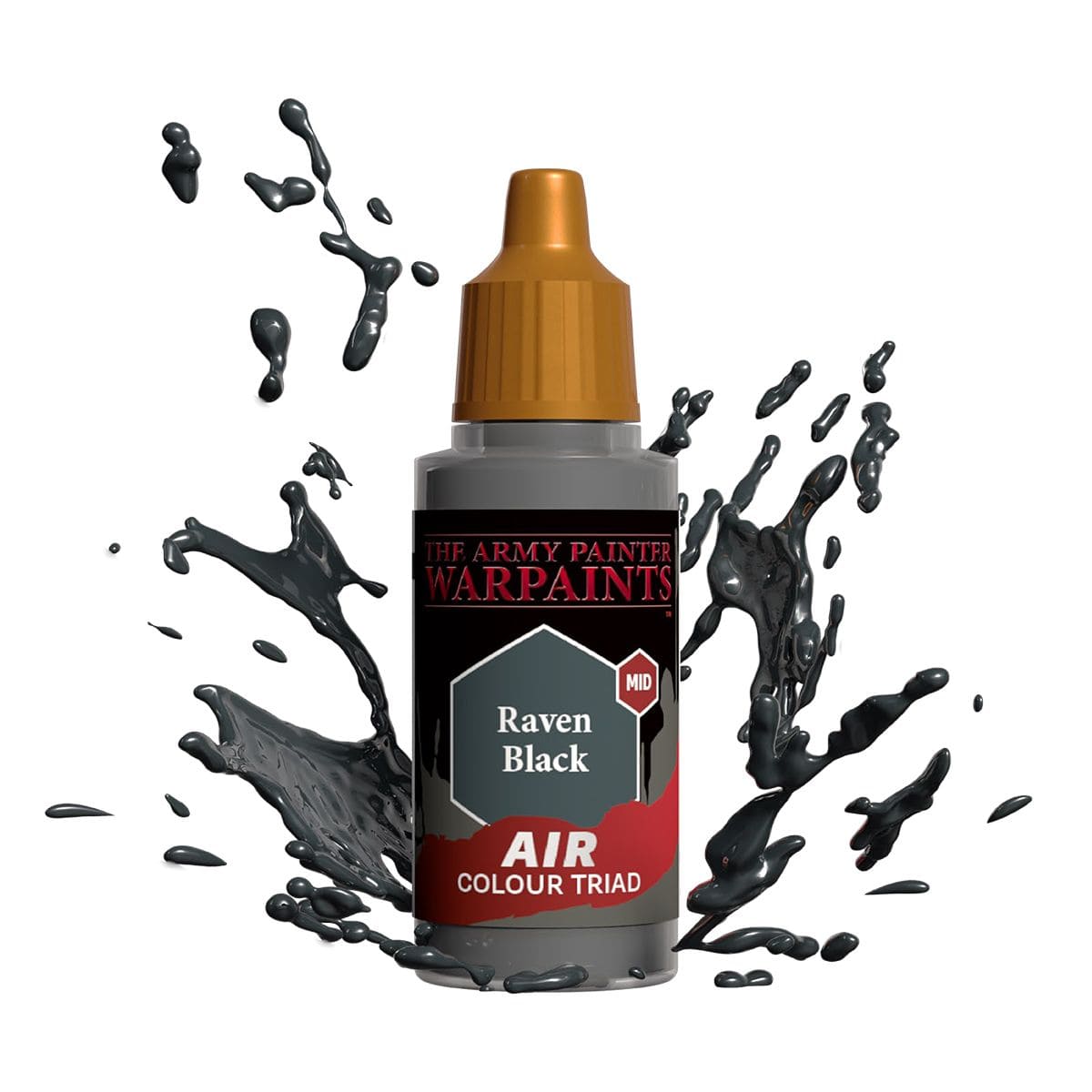 Army Painter AW3101 Warpaints Air Raven Black 18ml - Hobbytech Toys