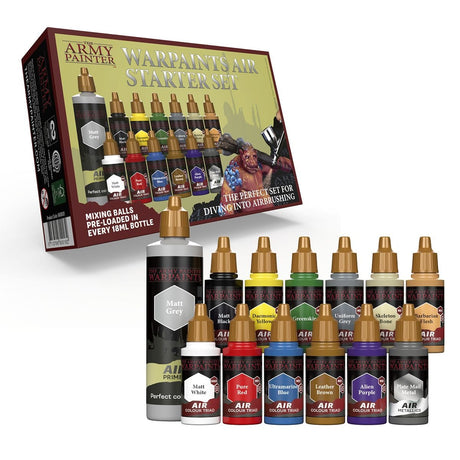 Army Painter AW8001 Warpaints Air Starter Paint Set - Hobbytech Toys