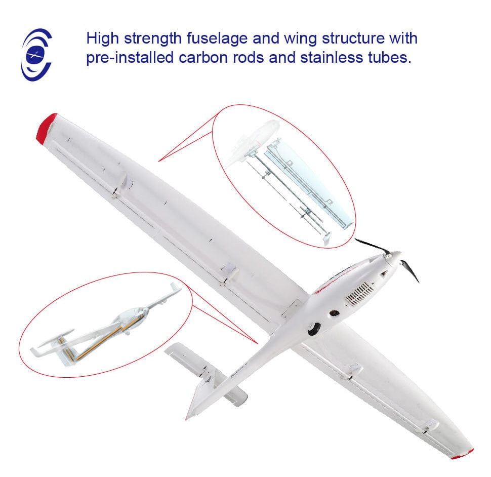 Top RC ASW28 2000mm Wingspan Glider PNP - Hobbytech Toys