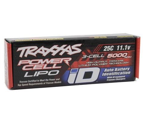 Traxxas 2872X 5000mah 3S 11.1v 25C Lipo Battery ID Plug Traxxas BATTERIES & CHARGERS