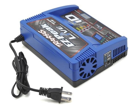 Traxxas 2971A EZ-Peak Live Nimh/Lipo 12 Amp Charger (2S/3S/4S Lipo), a compact and versatile battery charger for RC enthusiasts.