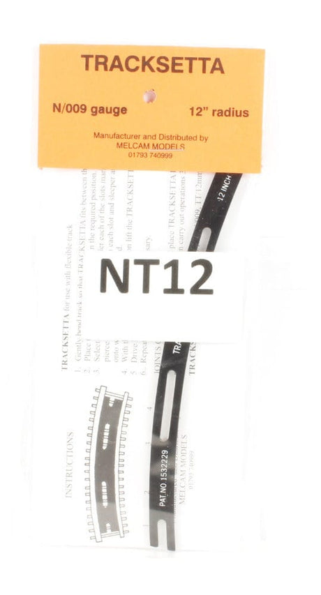 Tracksetta N 12in 304mm Radius Template Tracksetta TRAINS - N SCALE