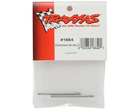 Traxxas 1664 Chrome Shock Rods Rear Traxxas RC CARS - PARTS