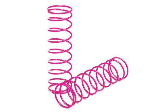 Traxxas 2458P Front Shock Spring Pink (2)