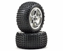 Traxxas 2470R Tires And Wheels Assembled Tracer 2.2 Chrome Alias Tires