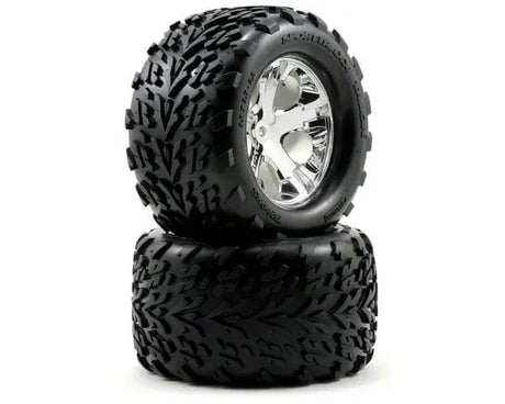 Traxxas 3668 Pre Mounted Stampede Rear Tires (2) Traxxas RC CARS - PARTS