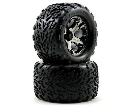 Traxxas 3669A Pre Mounted Stampede Front Tires Black 2 Traxxas RC CARS - PARTS
