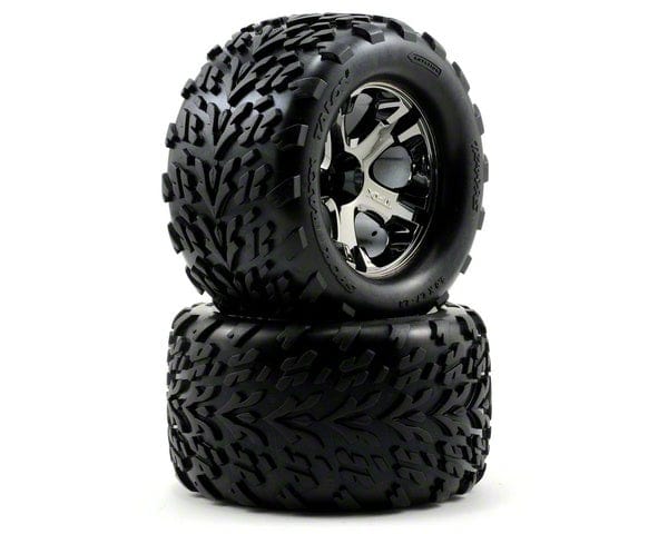 Traxxas 3669A Pre Mounted Stampede Front Tires Black 2
