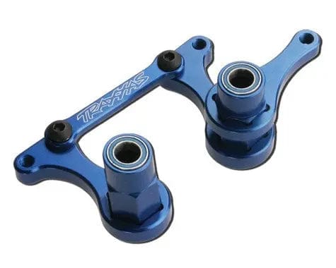 Traxxas 3743A Steering Bellcrank Drag Link Blue Anodised