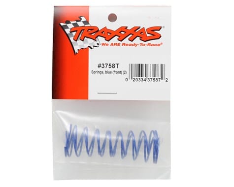 Traxxas 3758T Front Shock Spring Set Blue (2) Traxxas RC CARS - PARTS