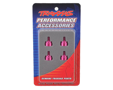 Traxxas 3767P Aluminum Ultra Shock Cap (Pink) (4) Traxxas RC CARS - PARTS