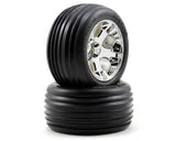 Traxxas 3771 Alias Front Tires w/All-Star Wheels Chrome (2) Traxxas RC CARS - PARTS