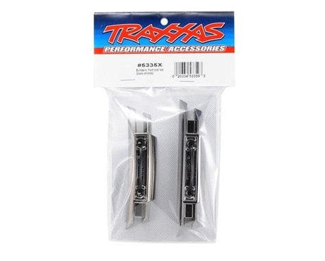 Traxxas 5335X F/R Bumper Set (Black Chrome) Traxxas RC CARS - PARTS