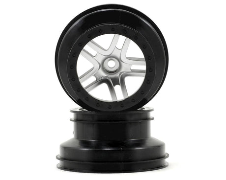 Traxxas 5876 Wheels Sct Split Spoke Satin Chrome 2Wd Front Traxxas RC CARS - PARTS