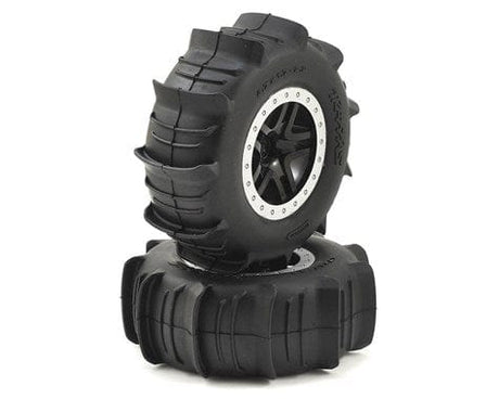 Traxxas 5891 Paddle Tires W/Sct Split Spoke Rear Wheel (2) Traxxas RC CARS - PARTS