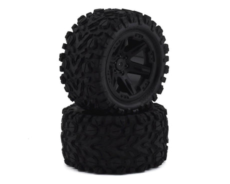Traxxas 6774 Pre-Glued 2.8in Talon Extreme Tires On Black RXT Rims (2pcs) Traxxas RC CARS - PARTS