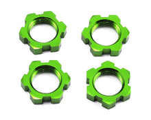 Traxxas 7758G X-Maxx Green 17mm Splined Wheel Nut (4pcs)