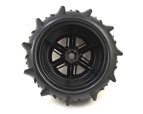 Traxxas 7773 X-Maxx Pre-Mounted Paddle Tires & Wheels (2) Traxxas RC CARS - PARTS