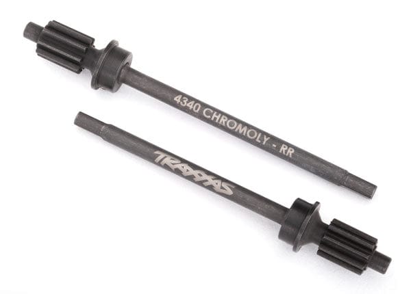 Traxxas 8061 TRX-4 Rear Heavy Duty Machined Axle Shafts w/Input Gear (2)