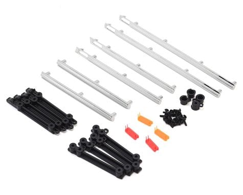 Traxxas 8076 Side Trim left and Right Chrome Retainers with LED Lens (8010 Body) Traxxas RC CARS - PARTS